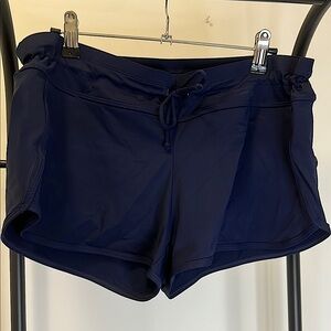 Athleta Blue  Drawstring Swim Shorts